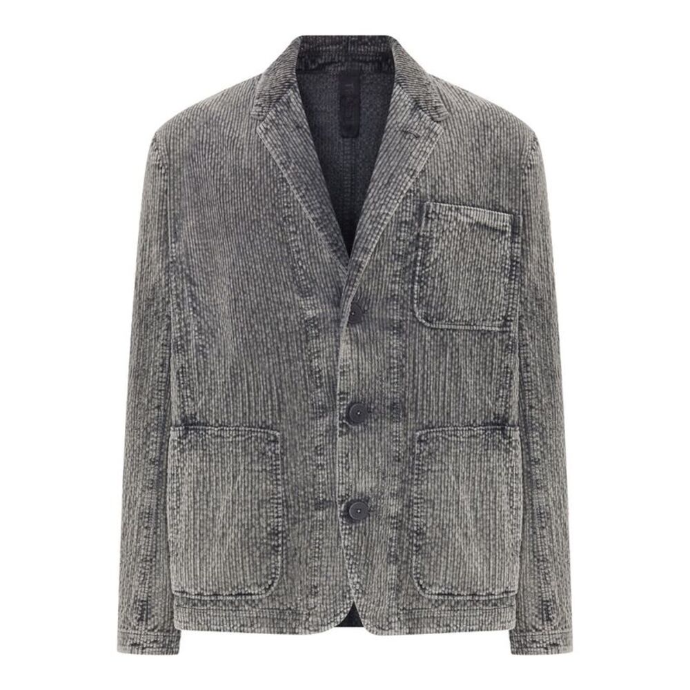 Transit Men Distressed-Look Corduroy Jacket